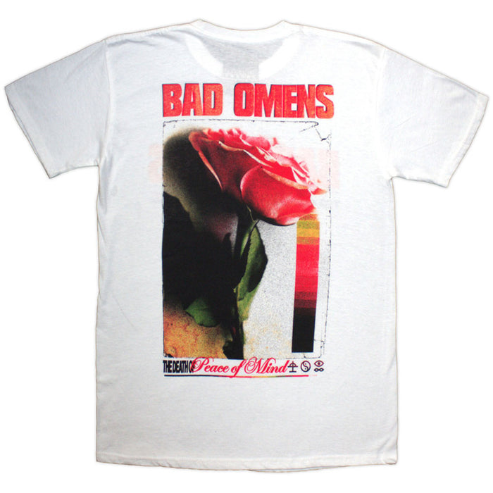 Bad Omens Flower White Medium T-Shirt