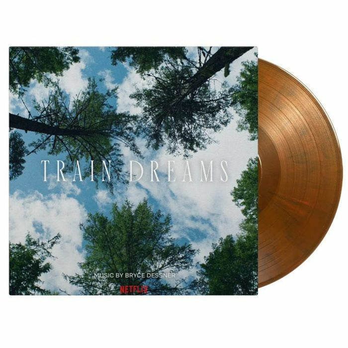 Bryce Dessner Train Dreams Vinyl LP Orange & Black Marbled Colour Due Out 12/12/25