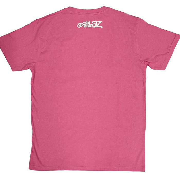Gorillaz The Static Channel Pink Small T-Shirt