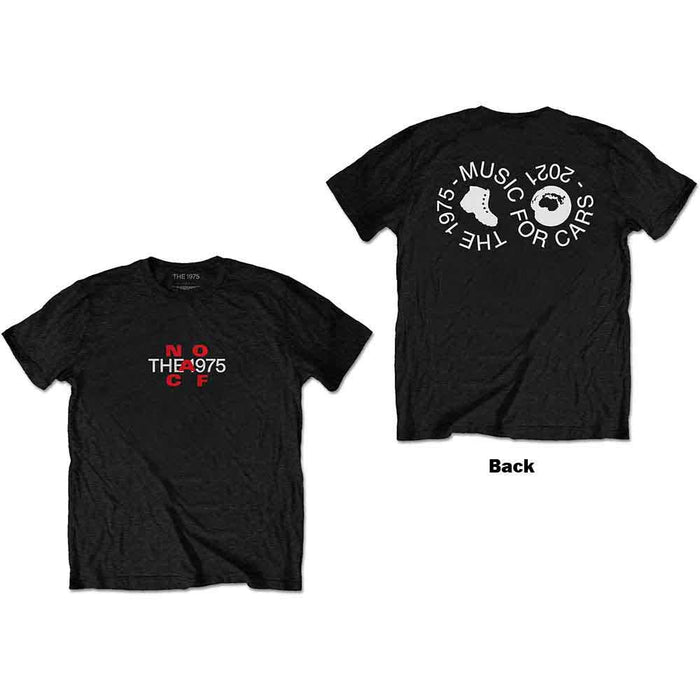 The 1975 Music For Cars Black Medium T-Shirt