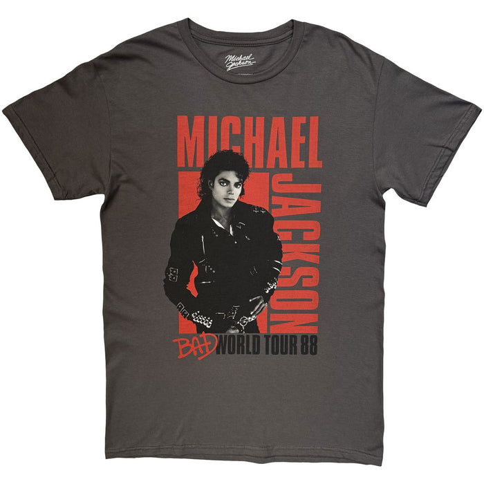 MichaelJackson_Bad World Tour '88_Uni_CHAR_TS:  M Unisex: Music T-Shirt