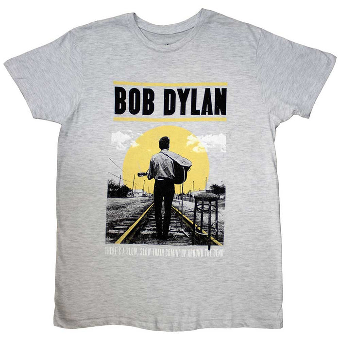 Bob Dylan Slow Train Grey Medium T-Shirt