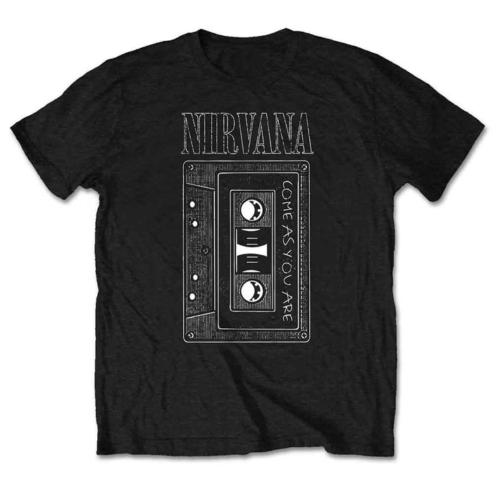 Nirvana As You Are Tape Black Large T-Shirt