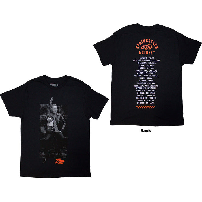 Bruce Springsteen Tour '24 Wheel Black Small T-Shirt