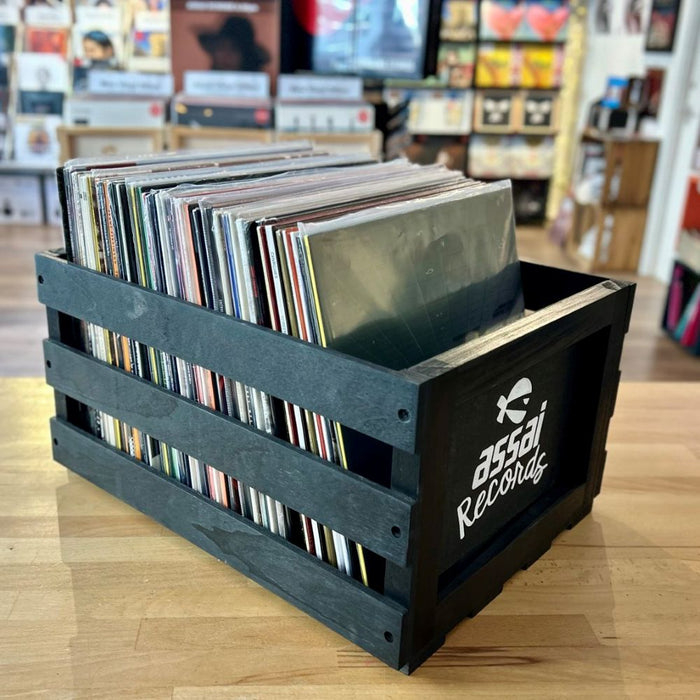 Assai Vinyl Record Storage Crate Black 2025