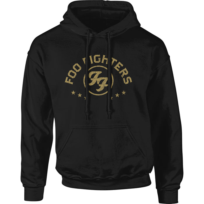 Foo Fighters Arched Stars Black Medium Hoodie