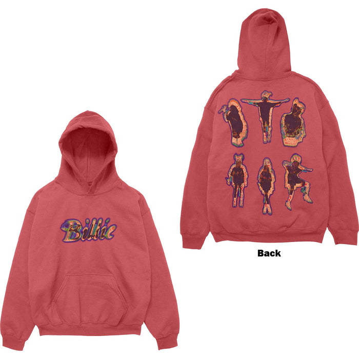 Billie Eilish Silhouettes Red XX-Large Hoodie