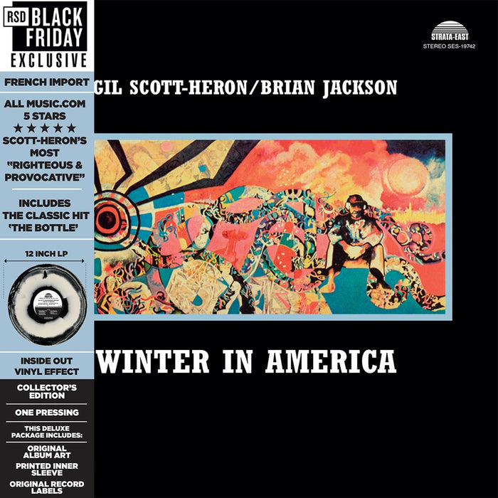 Gil Scott-Heron Winter In America Vinyl LP Galaxy Black & White Colour RSD 2024