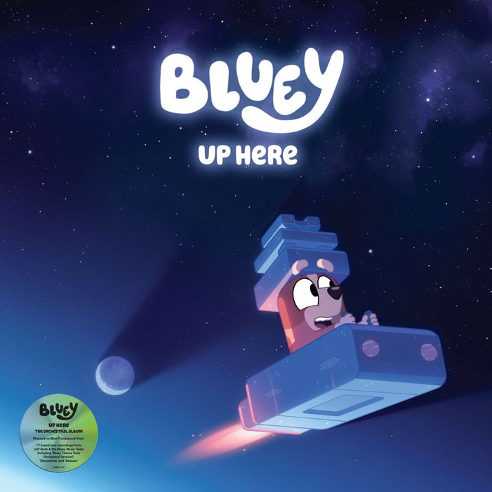 Bluey Up Here Vinyl LP Translucent Blue Colour Due Out 27/03/26