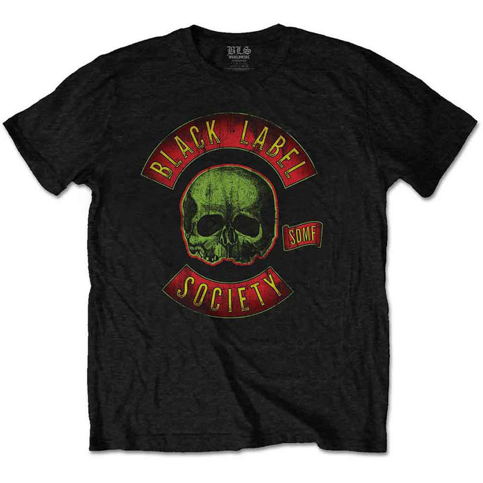 Black Label Society Skull Logo Colour Black Medium T-Shirt