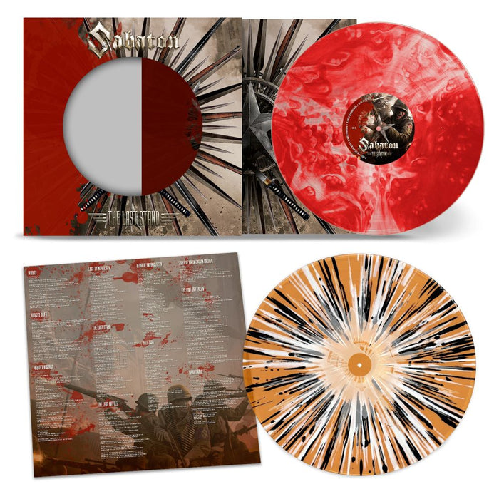 Sabaton The Last Stand Vinyl LP Bloodstone Marbles & Spartan Sunset Splatter Colour Due Out 11/09/26