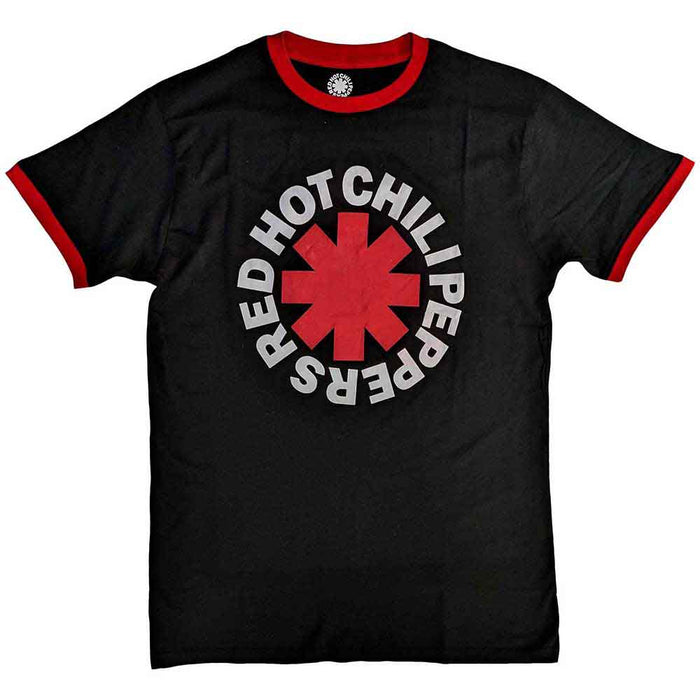 Red Hot Chili Peppers Ringer Black Large Unisex T-Shirt