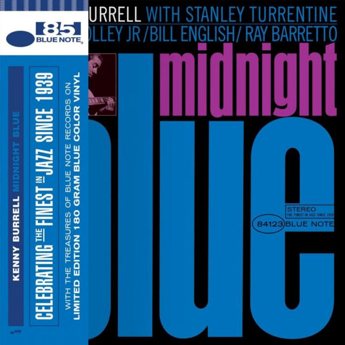 Kenny Burrell Midnight Blue (Blue Vinyl Series) Vinyl LP Blue Colour 2024