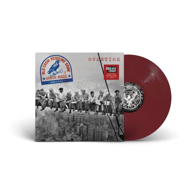Old Crow Medicine Show Union Made: Overtime Vinyl LP Maroon Colour RSD Black Friday 2026 Due Out 27/11/26
