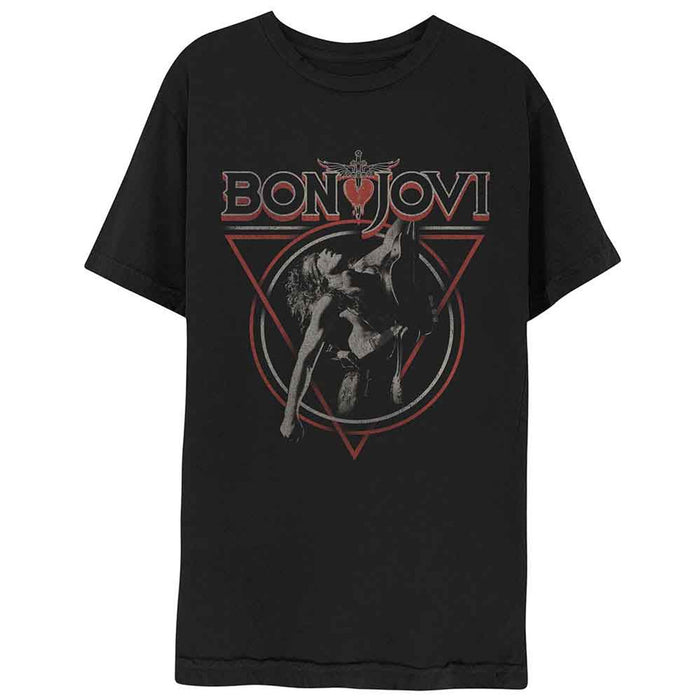 Bon Jovi Triangle Black XX-Large T-Shirt