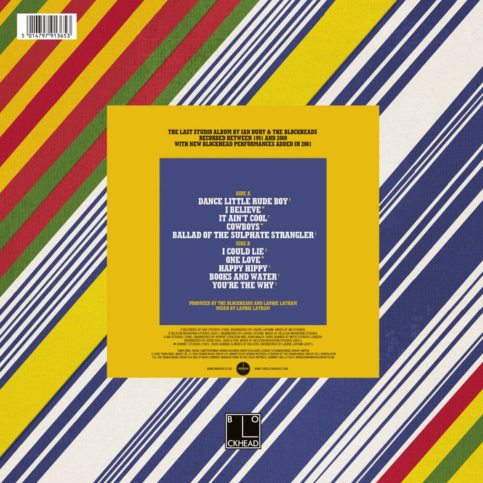 Ian Dury & The Blockheads Ten More Turnips From the Tip Vinyl LP Due Out 07/08/26