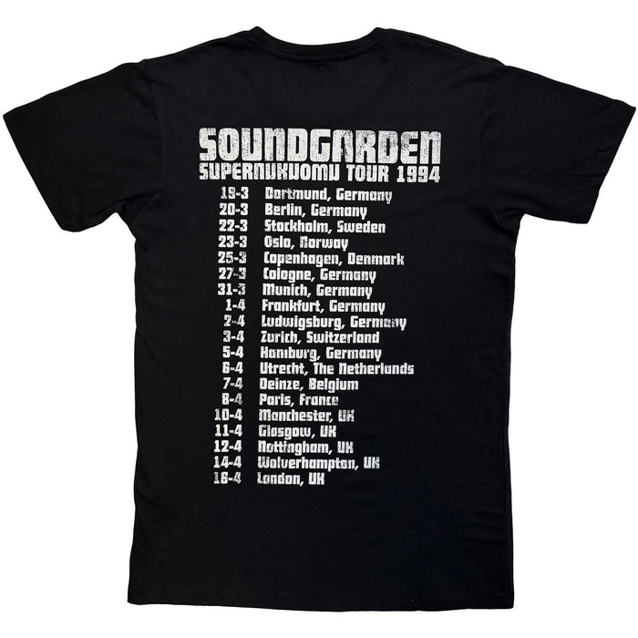 Soundgarden Superunknown Tour 94' Black X-Large T-Shirt