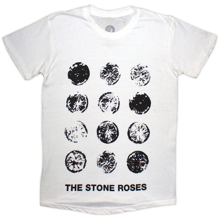 The Stone Roses Lemon Grid White Large T-Shirt