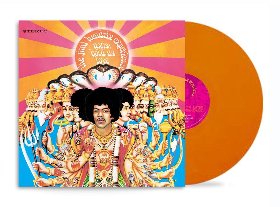 Jimi Hendrix Axis: Bold As Love  Vinyl LP Electric Orange Colour NAD 2025