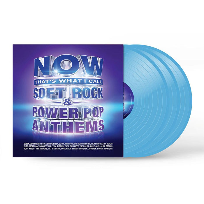 NOW That's What I Call Soft Rock & Power Pop Anthems Vinyl LP Blue Colour 2026