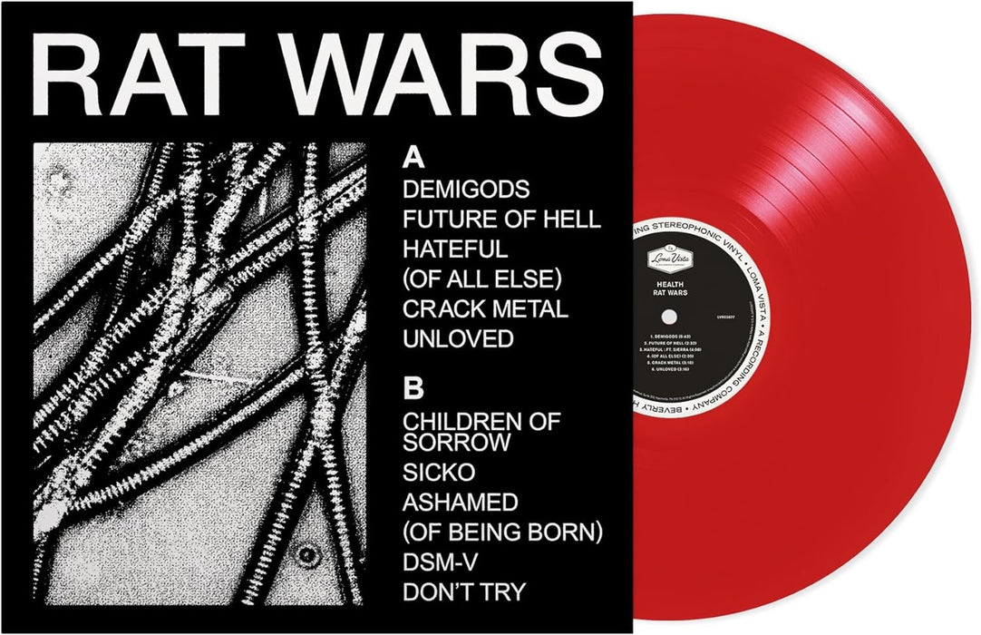 Health Rat Wars Vinyl LP International Exclusive Red Colour 2024