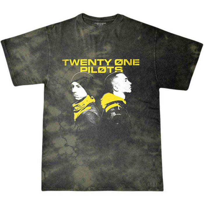 Twenty One Pilots Back To Back Wash Green XX-Large T-Shirt