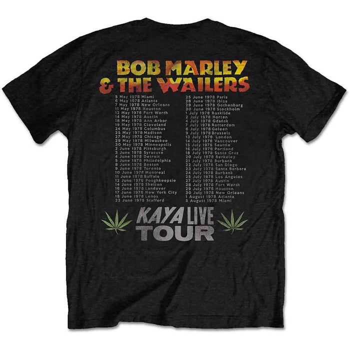Bob Marley Kaya Tour Black XX-Large T-Shirt