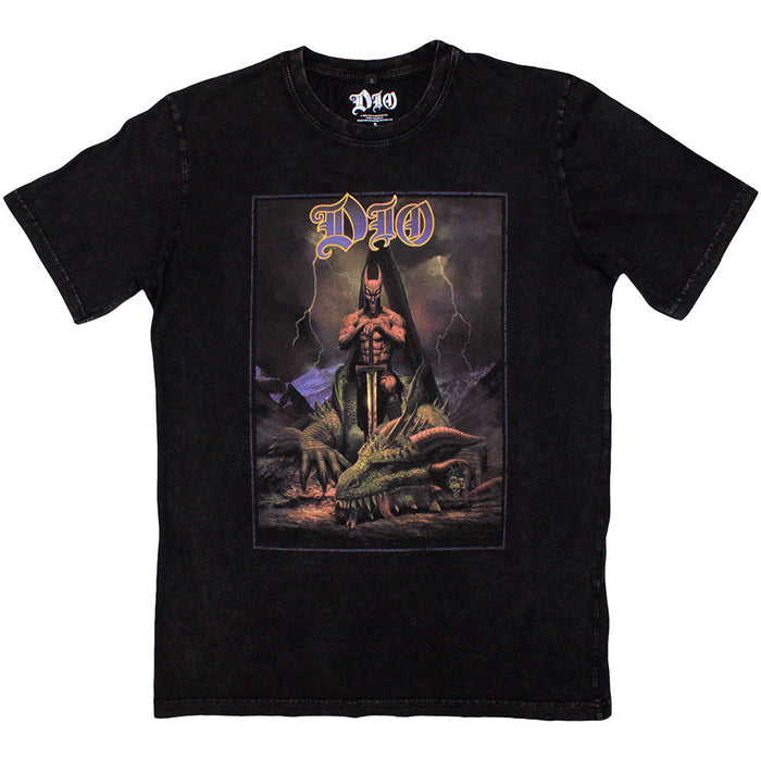 Dio Killing The Dragon Stone Wash Black X-Large T-Shirt
