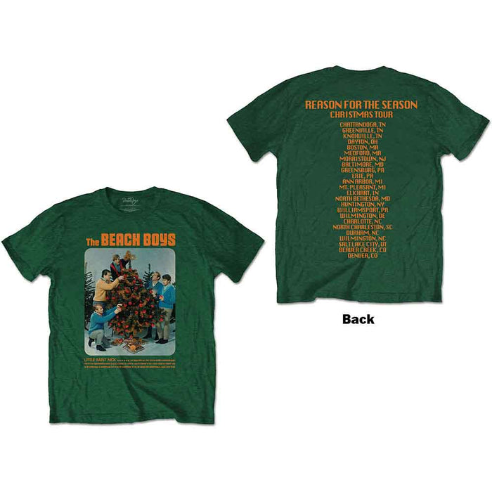The Beach Boys Christmas Album Green XX-Large T-Shirt