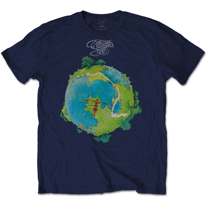 Yes Fragile Navy Blue Medium T-Shirt