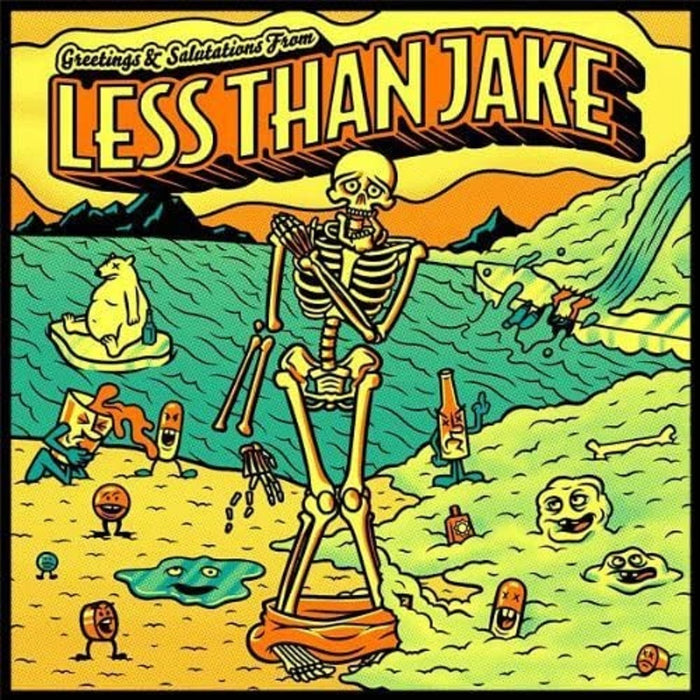Less Than Jake Greetings & Salutations Vinyl LP Transparent 2023