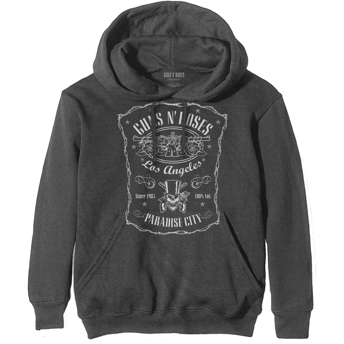 Guns N' Roses Paradise City Charcoal Grey X-Large Hoodie