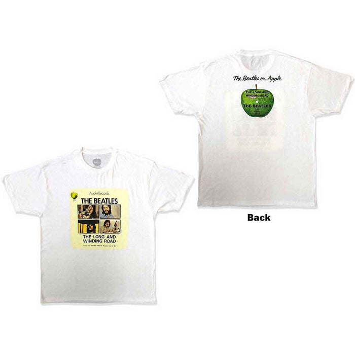 The Beatles Vintage Long & Winding Road White X-Large T-Shirt