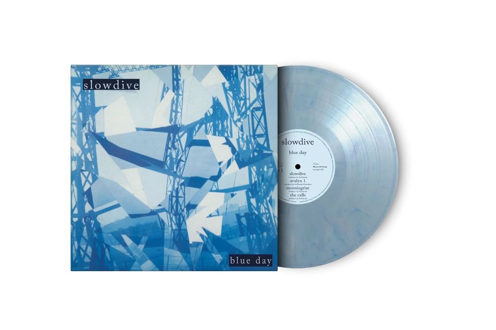 Slowdive Blue Day Vinyl LP Blue & White Marbled Colour