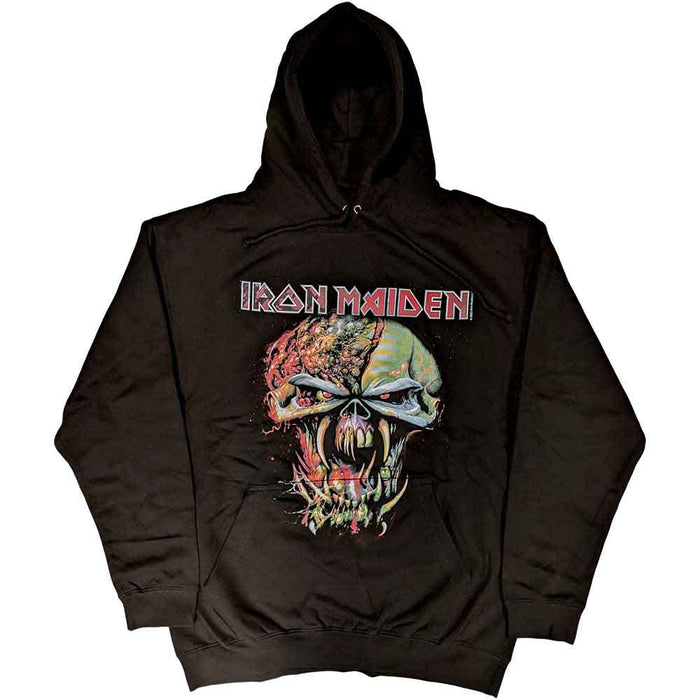 Iron Maiden Final Frontier Big Head Black Large Hoodie