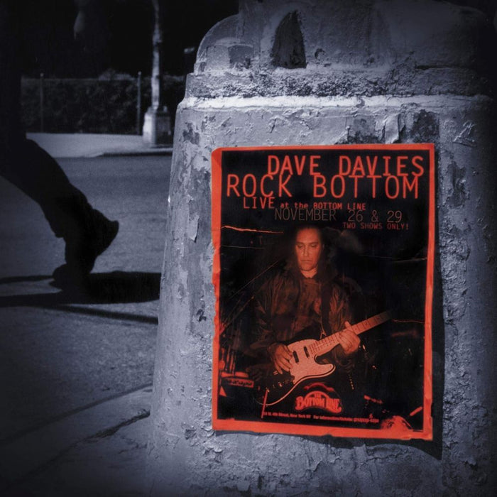 Dave Davies Rock Bottom: Live at the Bottom Line 20th Anniversary Limited Edition -Crystal Blue Vinyl 2 x 12"" Vinyl Album Due Out 17/01/25