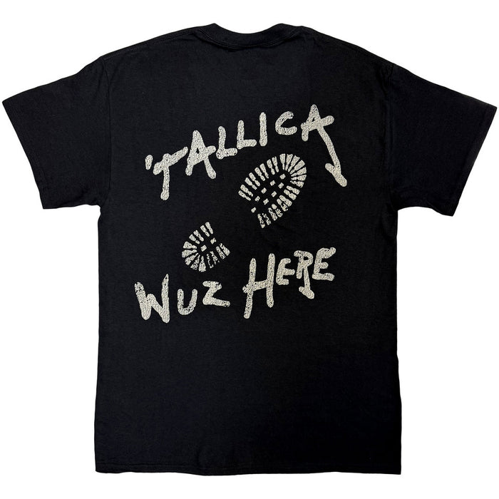 Metallica Wuz Here Black Small T-Shirt