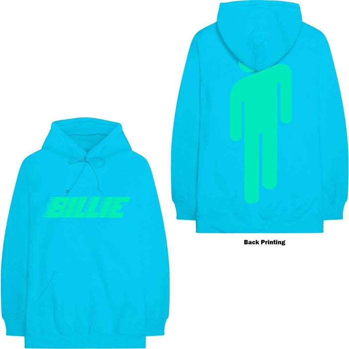 Billie Eilish Neon Blue Large Hoodie