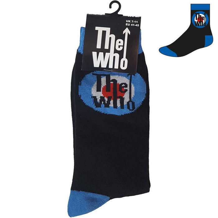 The Who Unisex Ankle Socks: Target Logo (Uk Size 7 - 11)