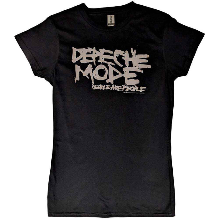 Depeche Mode People Are People Black Medium Ladies T-Shirt