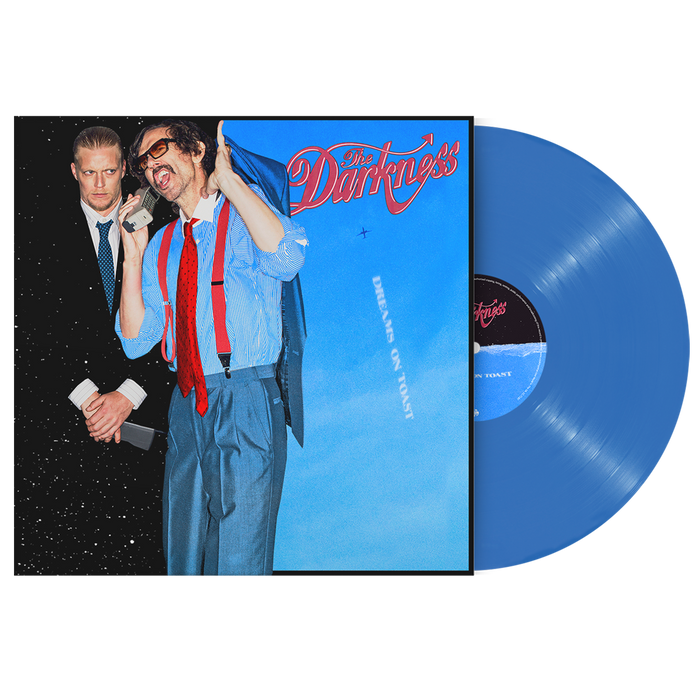 The Darkness Dreams On Toast Vinyl LP Assai Exclusive Blue Colour Due Out 28/03/25