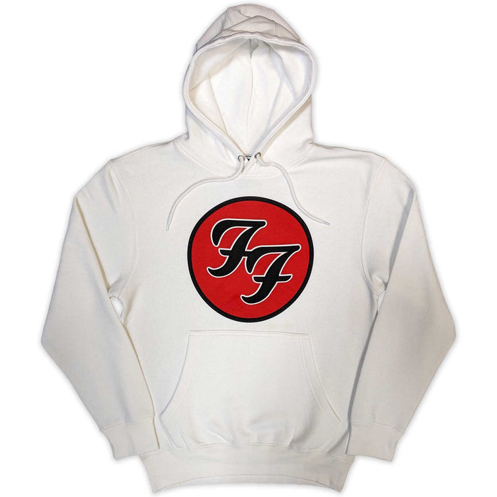 Foo Fighters Logo White Large Hoodie