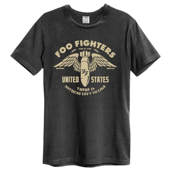 Foo Fighters One By One Amplified Charcoal X-Large Unisex T-Shirt