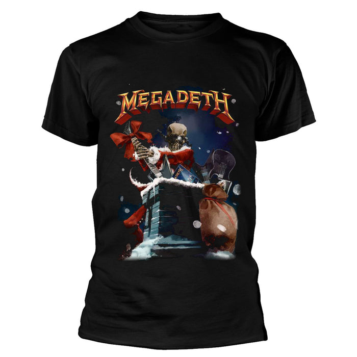 Megadeth Santa Vic Chimney Black XX-Large T-Shirt