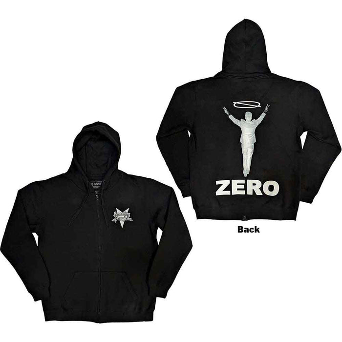 The Smashing Pumpkins Zero Halo Black Large Zipped Hoodie