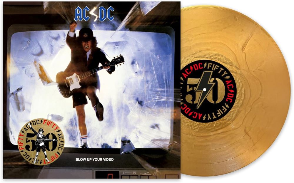 AC/DC Blow Up Your Video Vinyl LP Gold Colour 2024