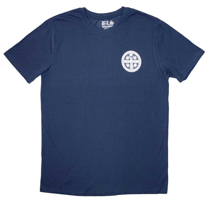 Black Label Society Mini SDMF Emblem Denim Blue Large T-Shirt