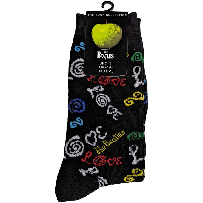 The Beatles Unisex Ankle Socks: Love (Uk Size 7 - 11)