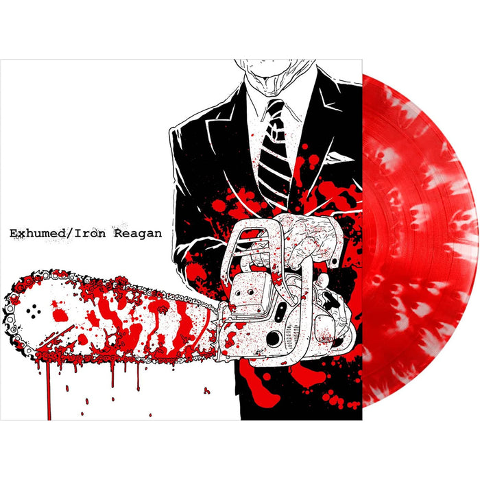 Exhumed / Iron Reagan Split Vinyl LP Blood Cloud Colour Due Out 15/05/26
