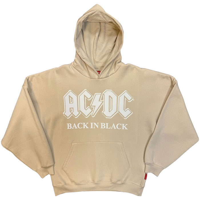 AC/DC Back In Black Natural X-Large Hoodie